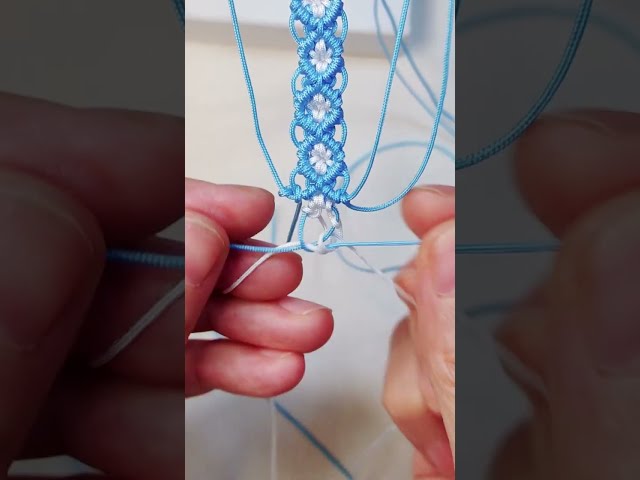 Handmade Flower Macrame Bracelet #macrametutorial #diy #claybracelet