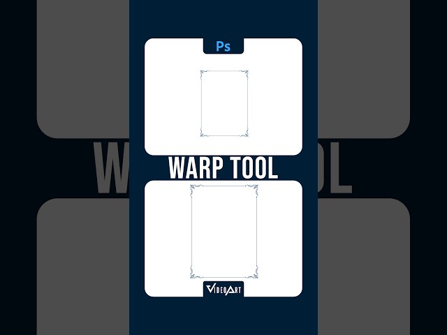 Warp Tool in Photoshop I Borders Extend Without Distortion #094