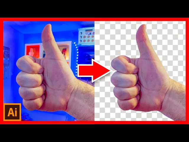 How to Remove Background Image Tutorial | Adobe Illustrator CC