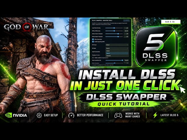 How to Install DLSS 5 in ANY Game! | DLSS Swapper Tutorial (1-Click)