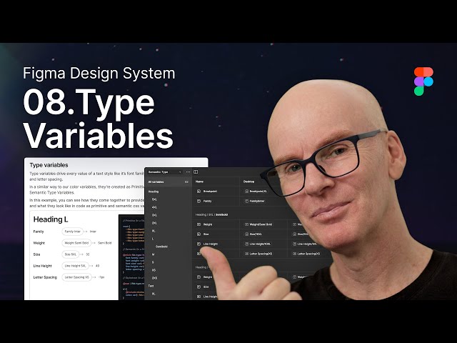Figma Design System: 08 Type Variables
