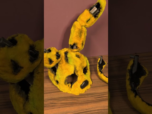 Springtrap is slowly coming together. This is a collaboration with @bizzitoncrafts