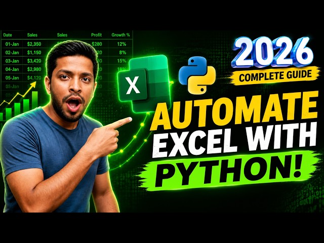 Automate Excel Data Entry with Python Magic (2026 Guide) 🚀