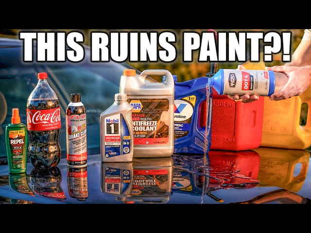 Mechanics Say These Fluids DESTROY Paint… So I Tested Them