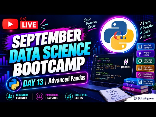 September Data Science Bootcamp  | Day 13 | Advanced Pandas
