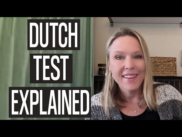DUTCH Test for Hormones Review: DUTCH text explained!