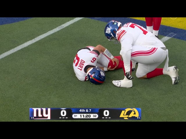Jaxson Dart Gets Crushed and Limps off With Knee Injury - Doctor Explains