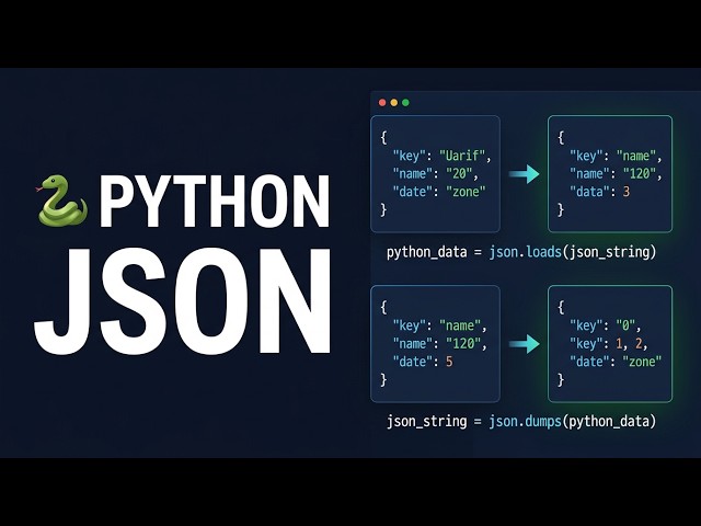 112 🐍 Introduction to JSON in Python | Work with JSON Strings