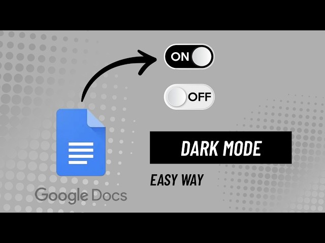 How to Enable Dark Mode in Google Docs
