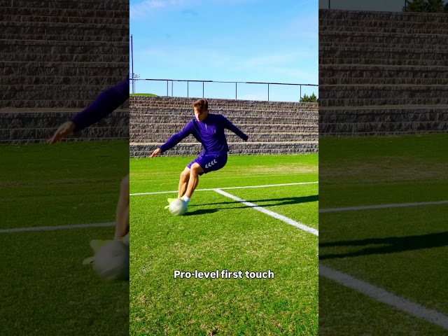 This is what a pros first touch looks like #football #soccer