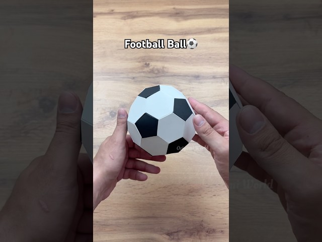 EASY ORIGAMI FOOTBALL BALL TUTORIAL | DIY SOCCER BALL FROM PAPER EASY STEP BY STEP WORLD CUP 2026