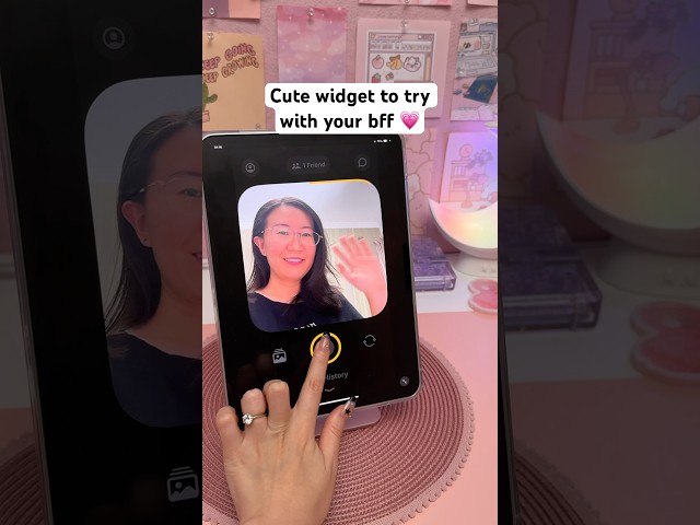 cute widget to try with your bff 💗 iPad apps | iOS widgets | homescreen aesthetic | locket