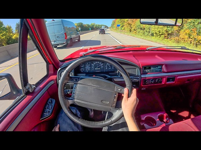 1994 Ford F-150 XLT Lariat (Firestone Destination LE3) - POV Test Drive (Binaural Audio)