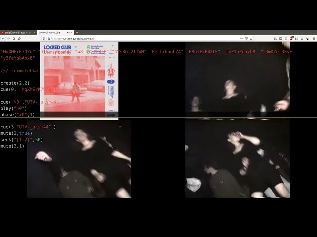 covid livecoding youtube  VJ  4 /???