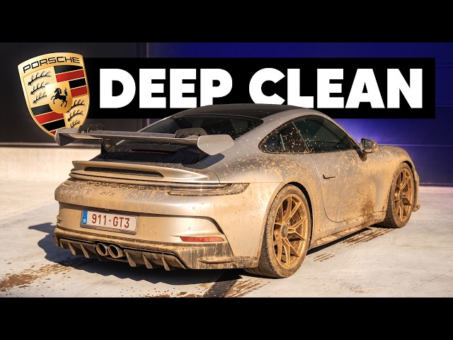 Cleaning the Dirtiest Porsche 911 GT3 After Road Trip