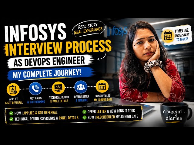 Infosys Interview Process for DevOps Engineer | Referral → Technical Round → Offer #devops 