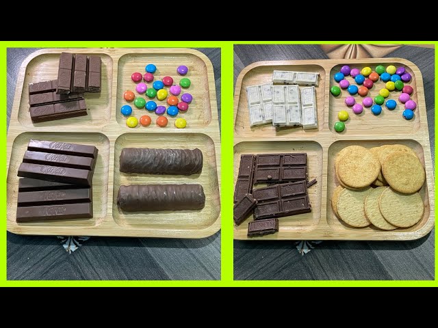 Reverse sounds of candy and chips platter with gujju girl/satisfying