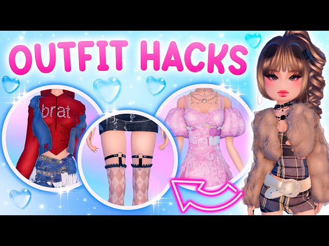 10+ OUTFIT HACKS USING THE NEW BRAT ITEMS IN DRESS TO IMPRESS *NON-VIP* + VIP || ROBLOX