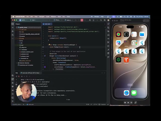 We Are Building Spotify From Scratch in Flutter - LIVE CODING 🔴 [No Ai]