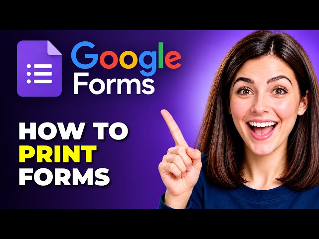 How To Print Google Forms