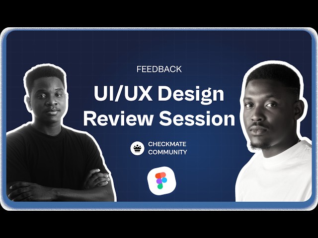 UI/UX Design Review Session | Feedback on Student Designs | Checkmate Community | Fintech App