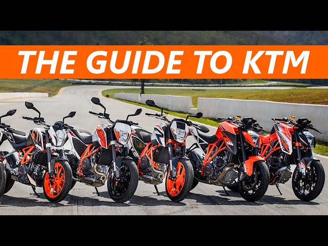 KTM 2024 Street Motorcycle Line Up Explained!