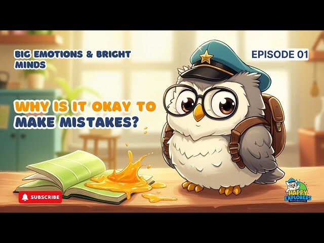 Why Is It Okay to Make Mistakes? 🌟 Growth Mindset for Kids | Learning from Mistakes | Bright Minds