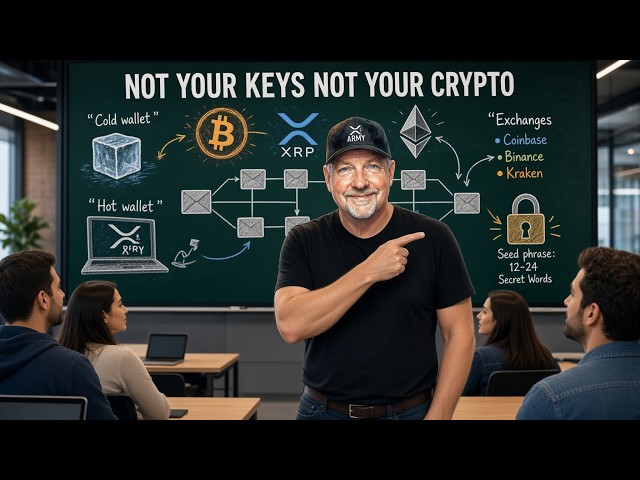 Beginner's Crypto Masterclass 2026: Wallets, Blockchain, Scams & XRP Basics | James Rule