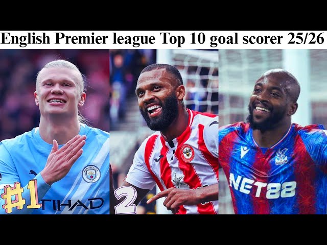 Top scorer in premier league 2025/26 | premier league top scorers 2025/26 Matchweek 13
