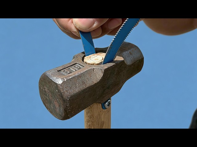 Perfect Fit! This Hammer Handle Trick Is Surprisingly Useful 🔨
