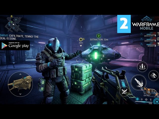 Extraction Darvo in Warframe Mobile Gameplay @GamerThirst