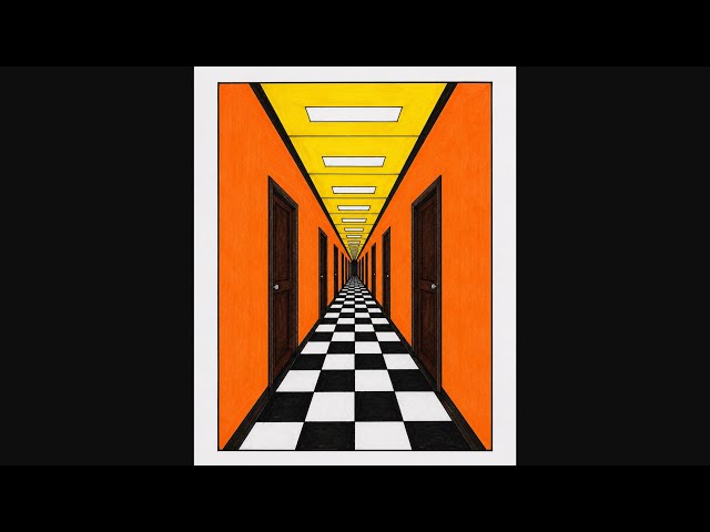 Title: I Drew This Realistic Hallway Using Just a Pencil ✏️🎨 