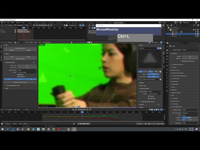 30 DEE Green Screen Tracking Part2 Tracking the Footage