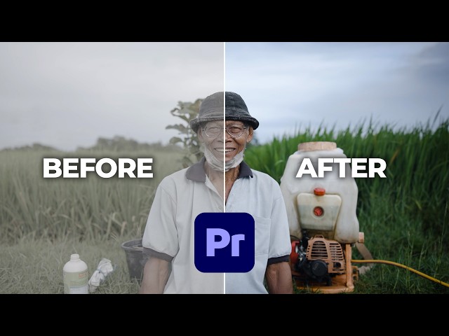 How To Color Grade Any Clip Inside of Premiere Pro