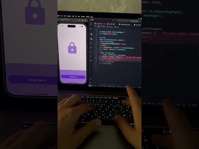Flutter StreamBuilder #flutter #coding