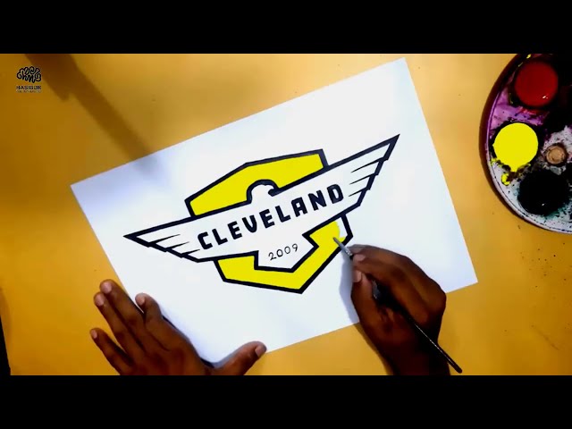 How to draw the Cleveland logo