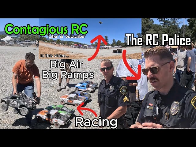 Sky Park RC Bash 2 - The RC Bashing, Racing Video (Police show up shut it down)