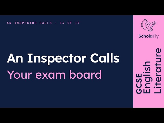 GCSE English Lit - Your exam... | An Inspector Calls 14/17