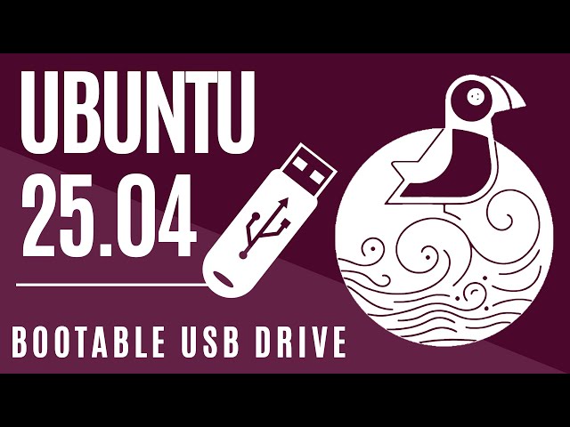 How to Create Ubuntu 25.04 Bootable USB Flash Drive