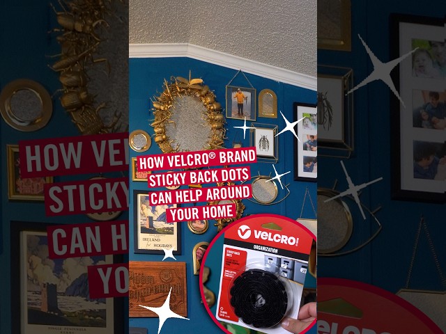 The Parent Hack That Keeps Picture Frames Straight | VELCRO® Brand