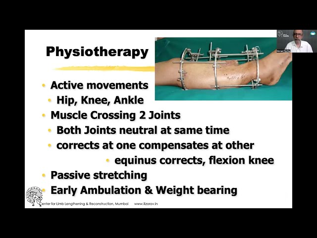 Post Op care in Limb Lengthening - Talk for POSICON 2023 (Feb)