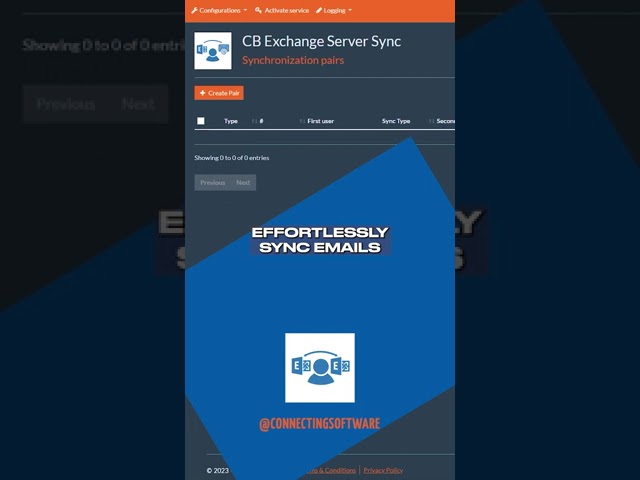 How to Sync Outlook Emails with CB Exchange Server Sync #shorts