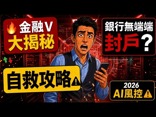 金融V大揭秘：銀行無端端封戶停卡？2026自救攻略