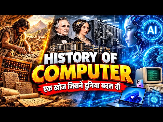 The History of Computer - Calculator से AI तक का पूरा सफर | कंप्यूटर का इतिहास #historydocumentary