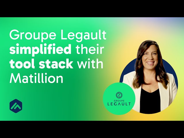 Groupe Legault simplifies its tool stack with Matillion