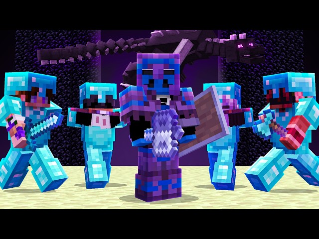 Elytra Mace Master VS School SMP