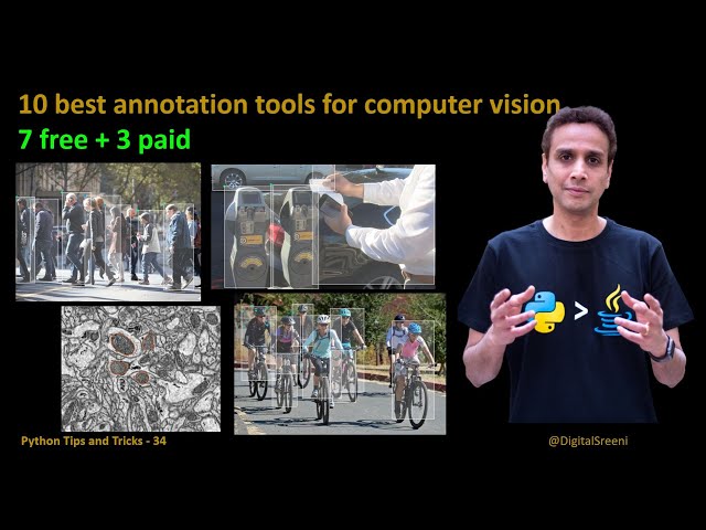 10 best annotation tools for computer vision​ applications