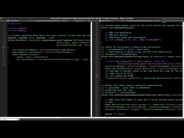 Мобильное приложение C++ Qt QML  ༼ つ ◕_◕ ༽つ  Уличные квесты Ubego - ubego.ru