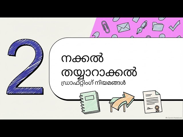 MOP CHAPTER 4 - KERALA SERVICE - MALAYALAM EXPLANATION 