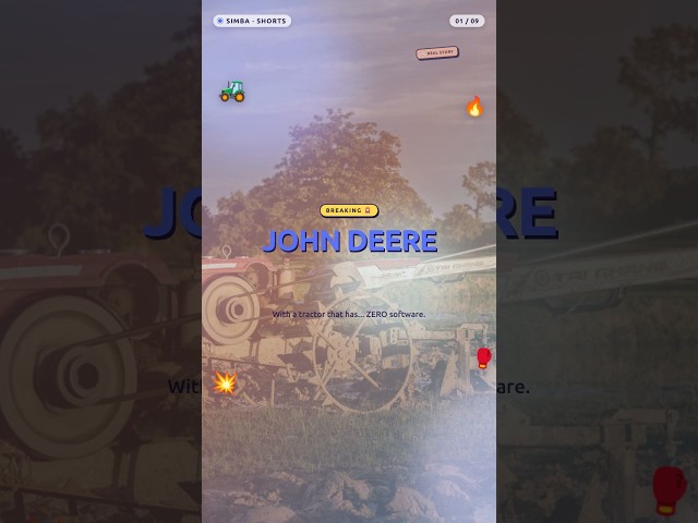 JOHN DEERE just got KO'd by a startup with no touchscreen. Here's why. 😱🚜🥊